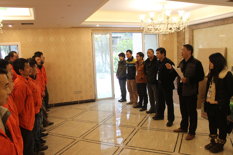 新思路裝飾舉行泥作工藝升級二期培訓